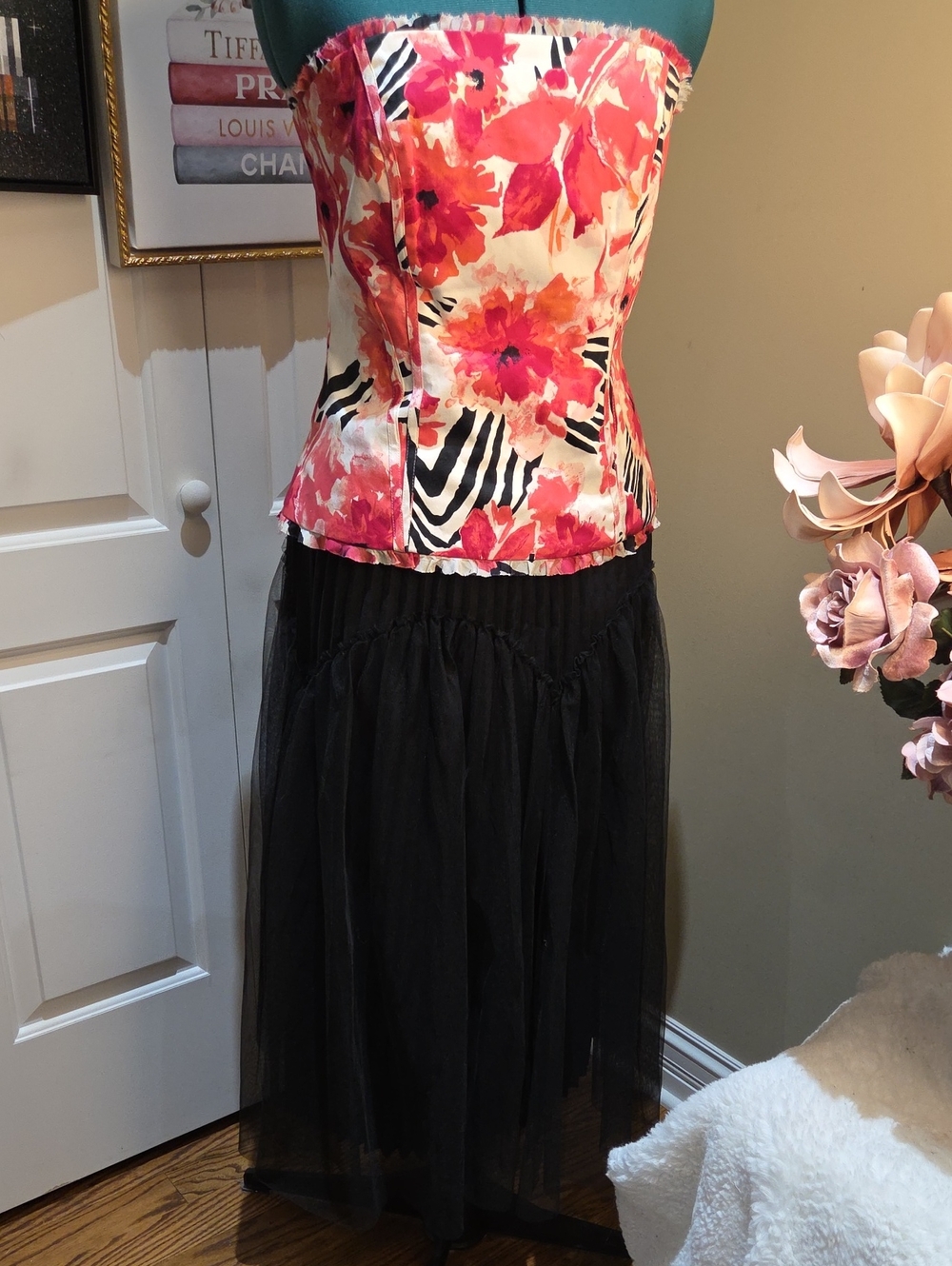 WD.NY Black Layered Tulle Maxi Skirt - Picture 7 of 9